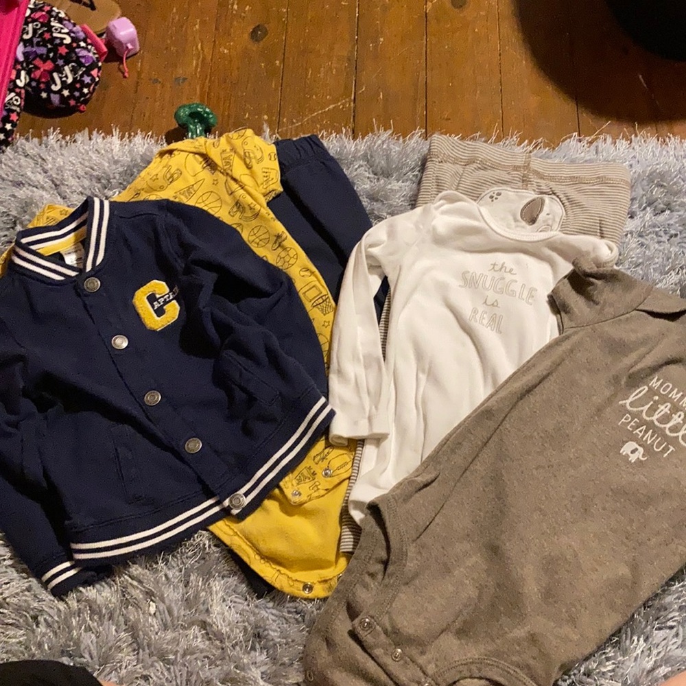 TWO 3 piece sets of Carter outfits!